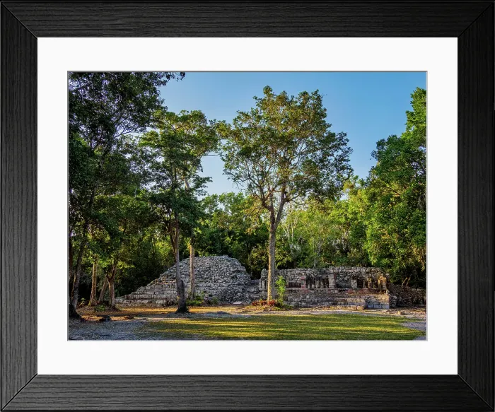 Framed Print : Central Plaza, Chicanna Archaeological Site, Campeche State, Mexico Framed Print : Central Plaza, Chicanna Archaeological Site, Campeche State, Mexico