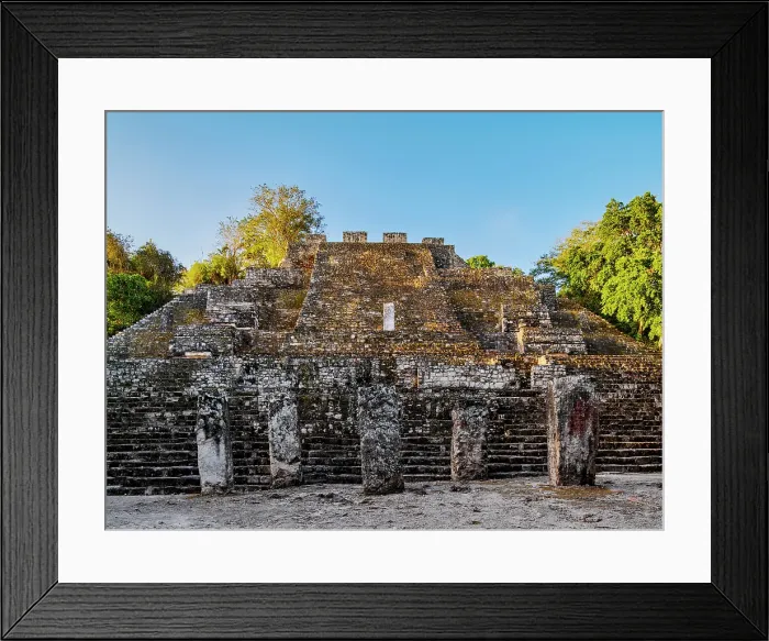 Framed Print : Structure II at sunrise, Calakmul Archaeological Site, Campeche State, Mexico Framed Print : Structure II at sunrise, Calakmul Archaeological Site, Campeche State, Mexico