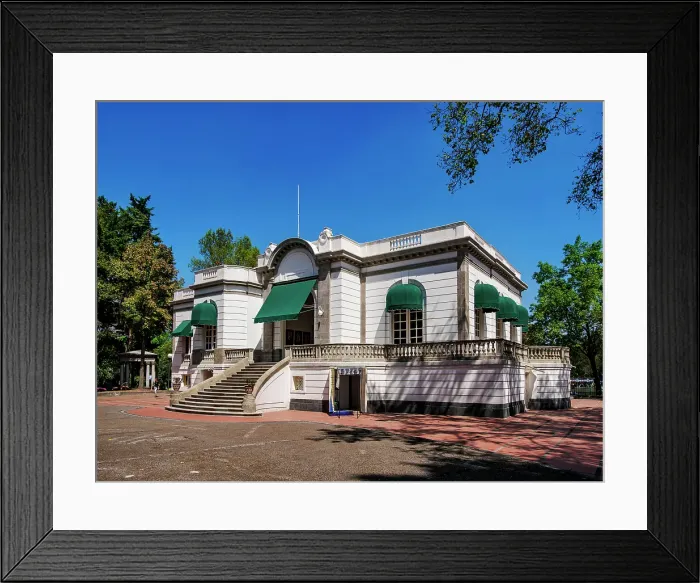 Framed Print : Maxico Cafe, Bosque de Chapultepec Park, Mexico City, Mexico