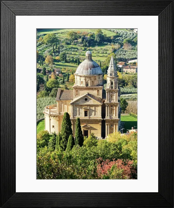 Framed Print : Italy. Tuscany. Siena district Val di Chiana. Montepulciano. Church of Madonna di San Biagio Framed Print : Italy. Tuscany. Siena district Val di Chiana. Montepulciano. Church of Madonna di San Biagio
