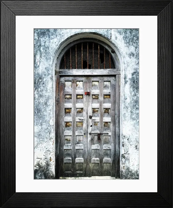Framed Print : Old Indian-style Gujarati wooden door, Stonetown, Zanzibar, Tanzania Framed Print : Old Indian-style Gujarati wooden door, Stonetown, Zanzibar, Tanzania