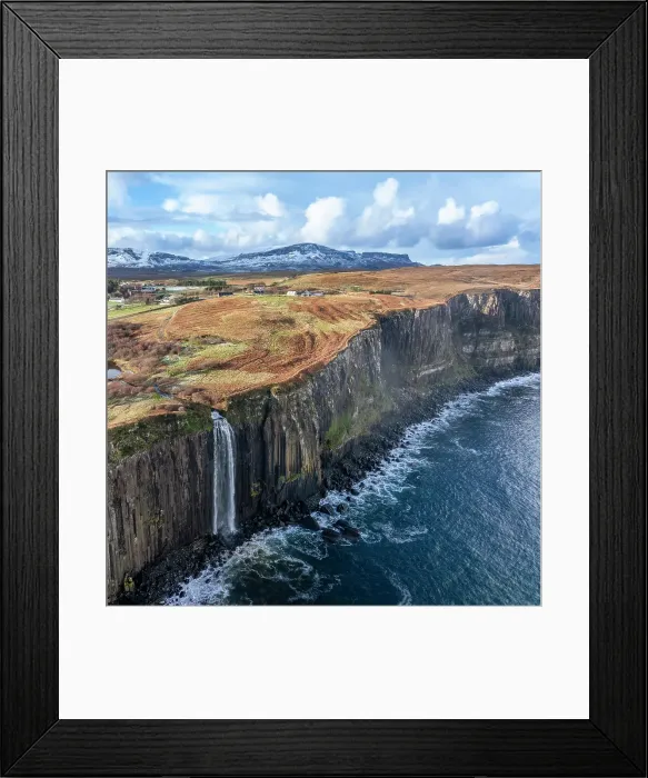 Framed Print : Kilt Rock Falls, Trotternish Peninsuala, Isle of Skye, Inner Hebrides, Highlands, Scotland, United Kingdom Framed Print : Kilt Rock Falls, Trotternish Peninsuala, Isle of Skye, Inner Hebrides, Highlands, Scotland, United Kingdom