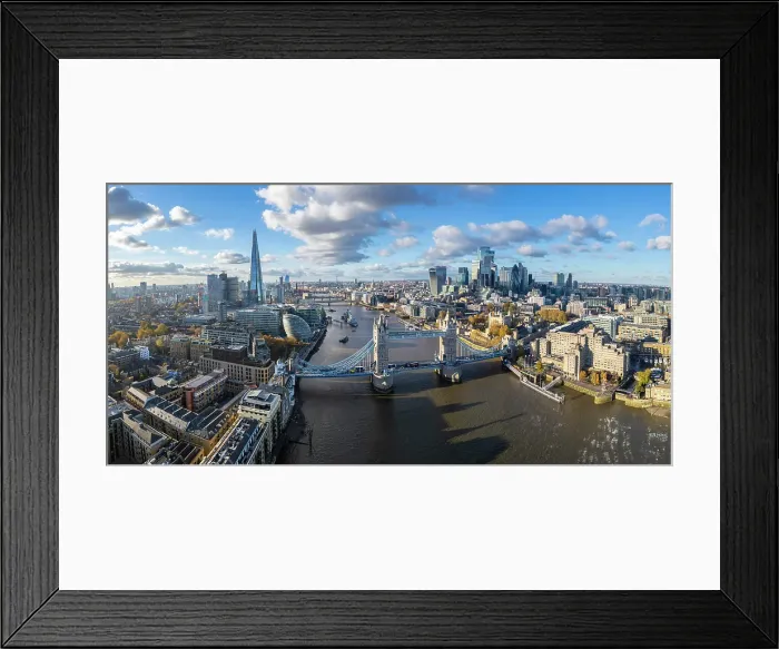Framed Print : Tower Bridge, The Shard & City of London, London, England, UK Framed Print : Tower Bridge, The Shard & City of London, London, England, UK