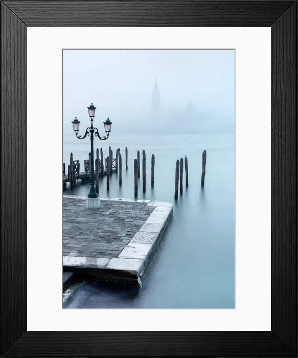 Framed Print : San Giorgio Maggiore in the mist, from San Marco, Venice, Italy Framed Print : San Giorgio Maggiore in the mist, from San Marco, Venice, Italy