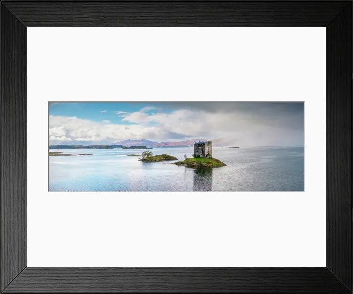 Framed Print : UK, Scotland, Argyll and Bute, Loch Linnhe, Appin, Castle Stalker Framed Print : UK, Scotland, Argyll and Bute, Loch Linnhe, Appin, Castle Stalker