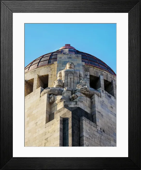 Framed Print : Monument to the Revolution, detailed view, Plaza de la Republica, Mexico City, Mexico Framed Print : Monument to the Revolution, detailed view, Plaza de la Republica, Mexico City, Mexico