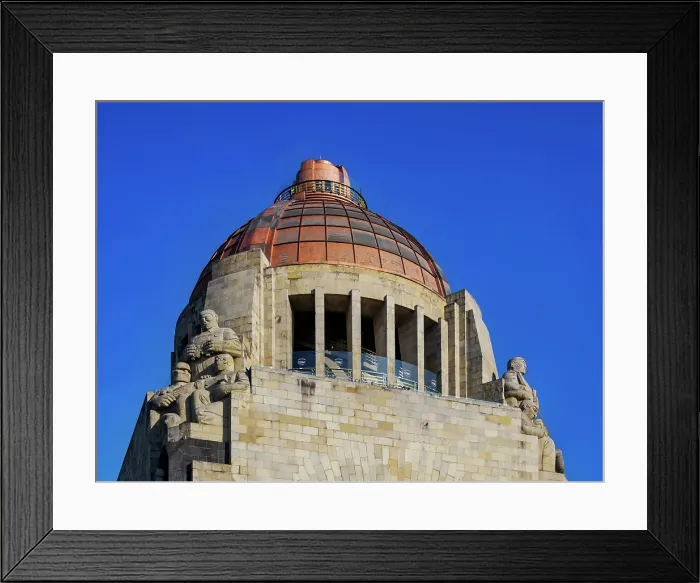 Framed Print : Monument to the Revolution, detailed view, Plaza de la Republica, Mexico City, Mexico Framed Print : Monument to the Revolution, detailed view, Plaza de la Republica, Mexico City, Mexico