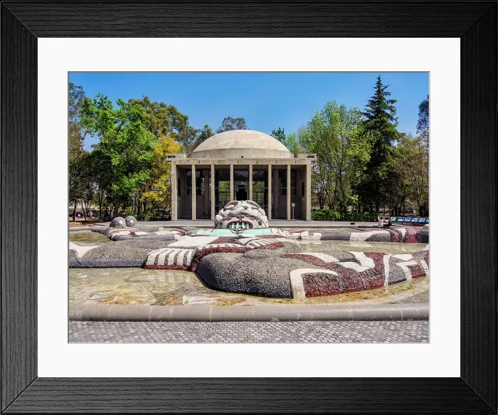 Framed Print : Dolores Carcamo Museum, Bosque de Chapultepec Park, Mexico City, Mexico