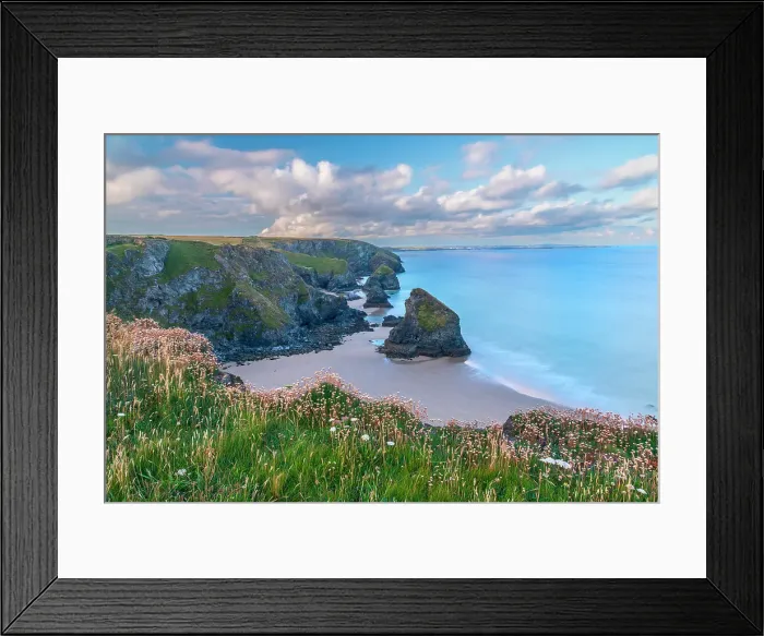 Framed Print : UK, England, Cornwall, Bedruthan Steps Framed Print : UK, England, Cornwall, Bedruthan Steps