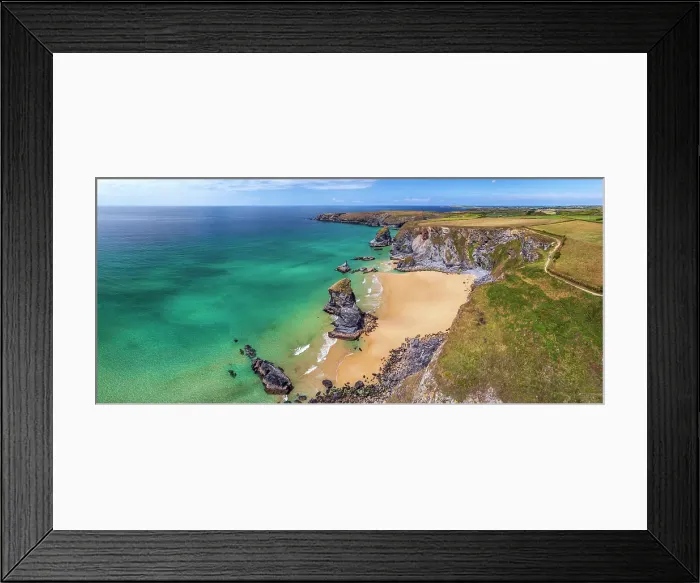 Framed Print : UK, England, Cornwall, Bedruthan Steps Framed Print : UK, England, Cornwall, Bedruthan Steps