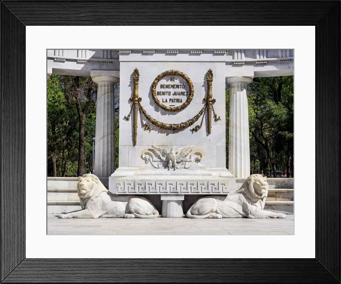 Framed Print : Monument to Benito Juarez, detailed view, Alameda Central, Mexico City, Mexico Framed Print : Monument to Benito Juarez, detailed view, Alameda Central, Mexico City, Mexico