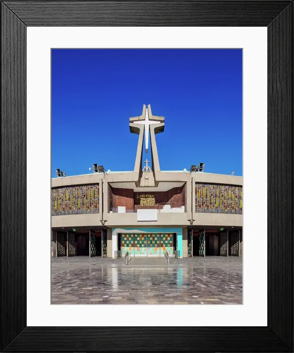 Framed Print : New Basilica of Guadalupe, Plaza de las Americas, Villa de Guadalupe, Mexico City, Mexico Framed Print : New Basilica of Guadalupe, Plaza de las Americas, Villa de Guadalupe, Mexico City, Mexico