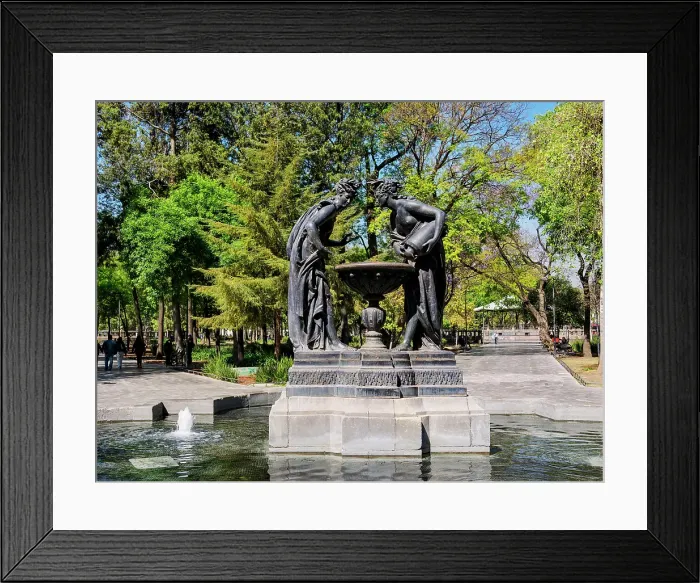 Framed Print : Fuente de Las Danaides, fountain of the fifty daughters of Danaus, Alameda Central, Mexico City, Mexico Framed Print : Fuente de Las Danaides, fountain of the fifty daughters of Danaus, Alameda Central, Mexico City, Mexico