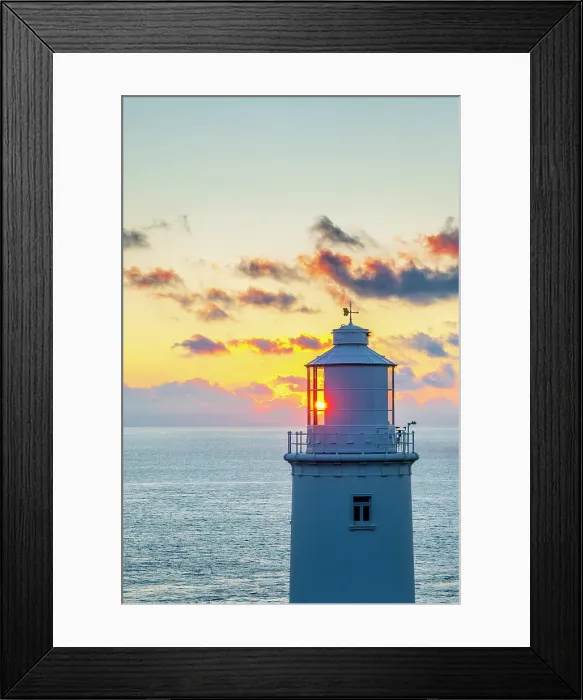 Framed Print : UK, England, Cornwall, Trevose Head, Trevose Head Lighthouse Framed Print : UK, England, Cornwall, Trevose Head, Trevose Head Lighthouse