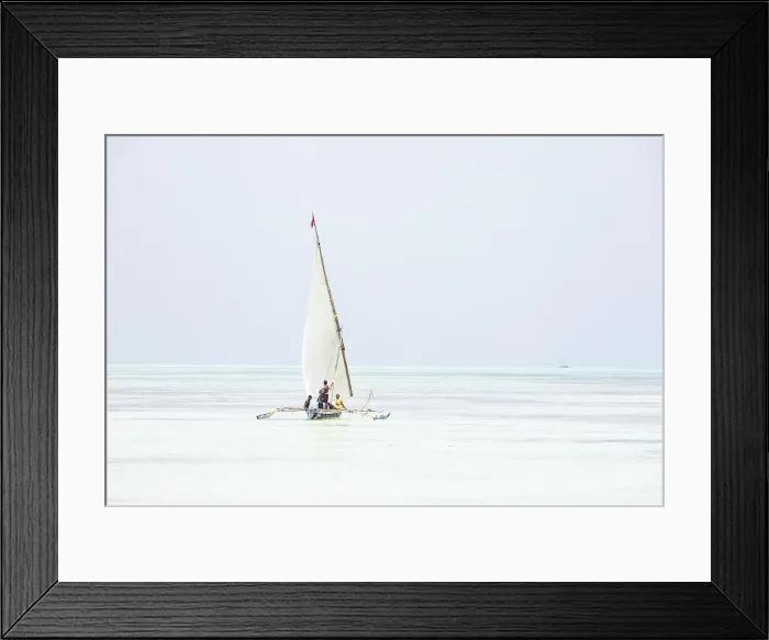Framed Print : Traditional dhow used for fishing, Nungwi, Zanzibar, Tanzania Framed Print : Traditional dhow used for fishing, Nungwi, Zanzibar, Tanzania
