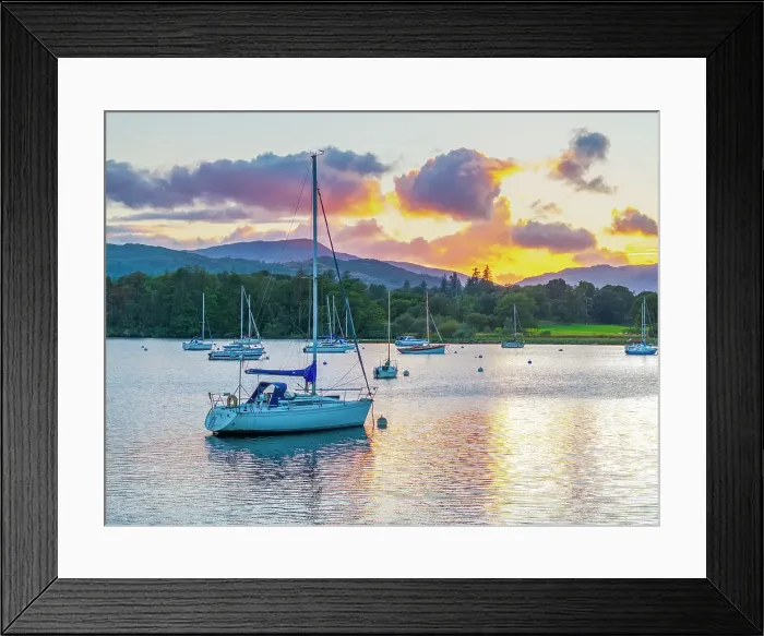 Framed Print : UK, England, Cumbria, Lake District, Lake District National Park, Lake Windermere at Waterhead, Ambleside Framed Print : UK, England, Cumbria, Lake District, Lake District National Park, Lake Windermere at Waterhead, Ambleside