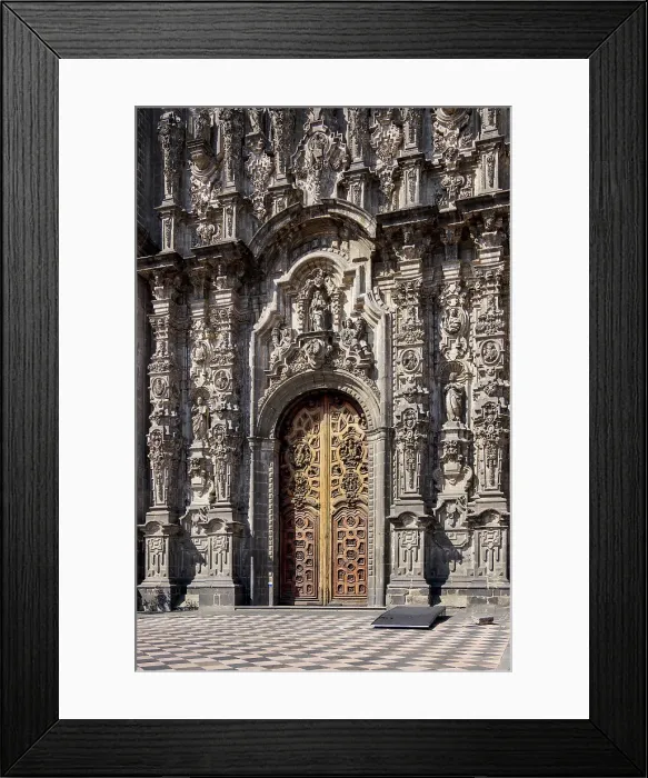 Framed Print : Metropolitan Tabernacle, detailed view, Zocalo or Constitution Square, Mexico City, Mexico Framed Print : Metropolitan Tabernacle, detailed view, Zocalo or Constitution Square, Mexico City, Mexico