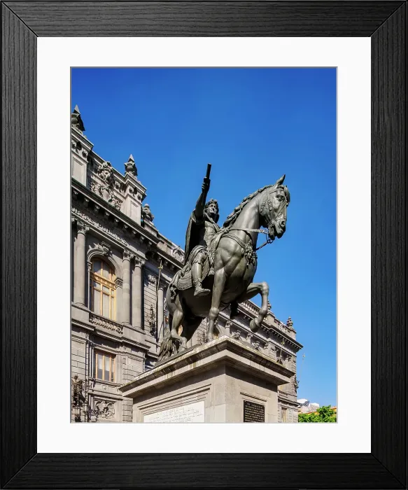 Framed Print : King Charles IV Statue in front of the National Art Museum MUNAL, Mexico City, Mexico Framed Print : King Charles IV Statue in front of the National Art Museum MUNAL, Mexico City, Mexico
