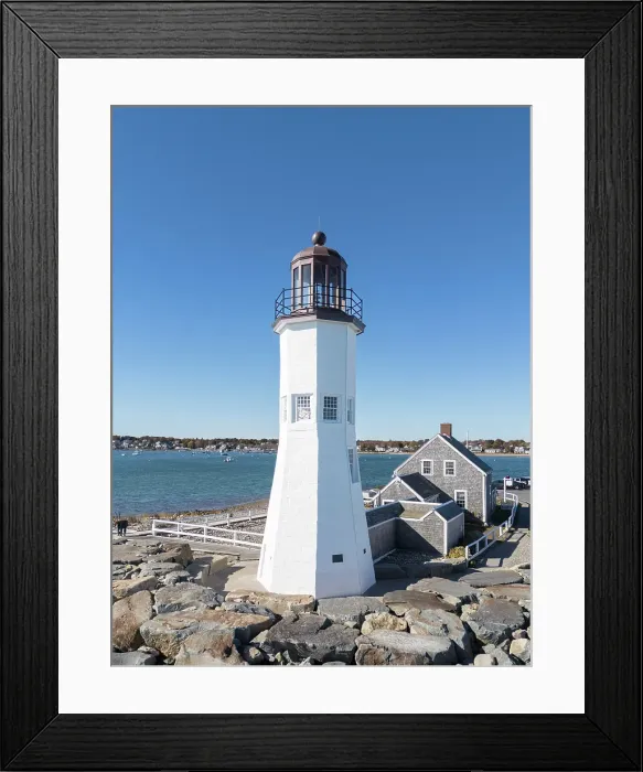 Framed Print : Scituate Lighthouse, Massachusetts, New England, USA Framed Print : Scituate Lighthouse, Massachusetts, New England, USA