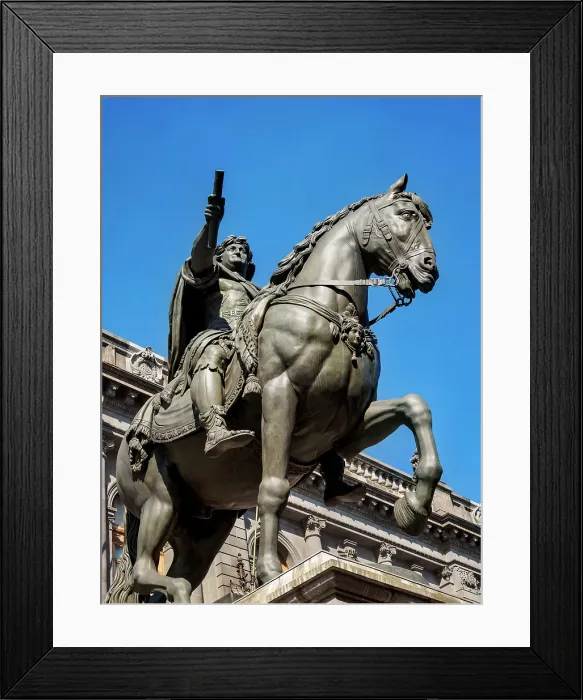 Framed Print : King Charles IV Statue in front of the National Art Museum MUNAL, Mexico City, Mexico Framed Print : King Charles IV Statue in front of the National Art Museum MUNAL, Mexico City, Mexico