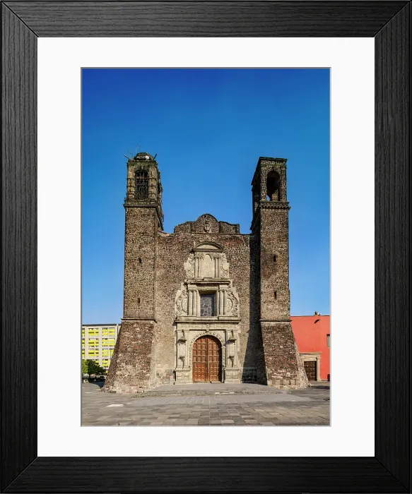Framed Print : Santiago Apostol Church, Tlatelolco Archaeological Site, Plaza de las Tres Culturas, Mexico City, Mexico Framed Print : Santiago Apostol Church, Tlatelolco Archaeological Site, Plaza de las Tres Culturas, Mexico City, Mexico