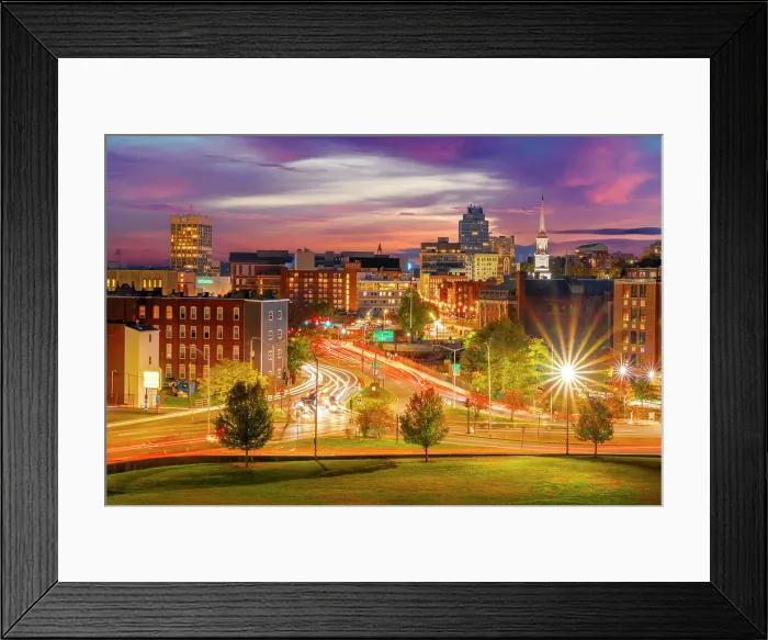 Framed Print : Worcester Worcester, Massachusetts, New England, USA Framed Print : Worcester Worcester, Massachusetts, New England, USA