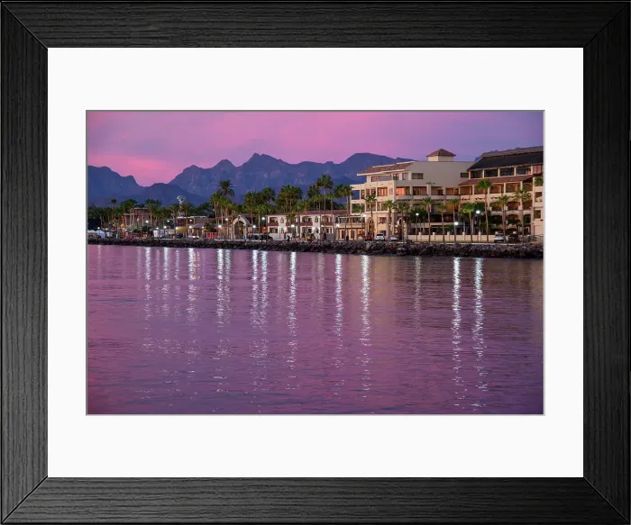 Framed Print : Mexico, Baja California Sur, Loreto, malecon
