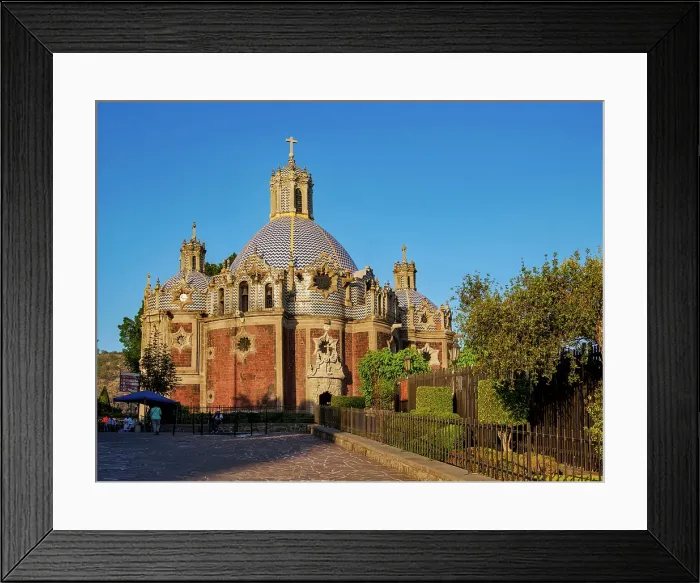 Framed Print : Capilla del Pocito at sunset, Villa de Guadalupe, Mexico City, Mexico Framed Print : Capilla del Pocito at sunset, Villa de Guadalupe, Mexico City, Mexico