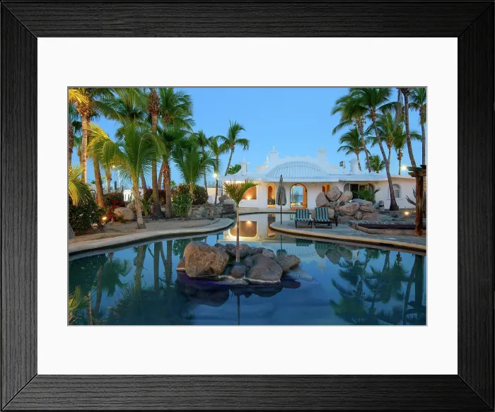 Framed Print : Mexico, Baja California Sur, la Paz, Hotel Suites El Moro