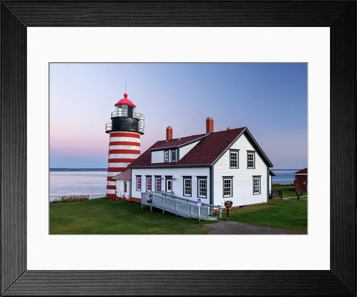 Framed Print : West Quoddy Head Lighthouse, Quoddy Head State Park, Lubec, Maine, New England, USA Framed Print : West Quoddy Head Lighthouse, Quoddy Head State Park, Lubec, Maine, New England, USA