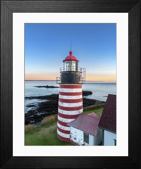 Framed Print : West Quoddy Head Lighthouse, Quoddy Head State Park, Lubec, Maine, New England, USA Framed Print : West Quoddy Head Lighthouse, Quoddy Head State Park, Lubec, Maine, New England, USA