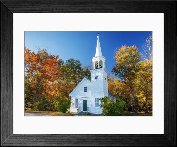 Framed Print : Wonalancet Union Chapel in Tamworth, New Hampshire, New England, USA Framed Print : Wonalancet Union Chapel in Tamworth, New Hampshire, New England, USA