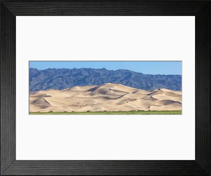 Framed Print : The Khongor Dunes, Gobi Desert, Mongolia, Asia