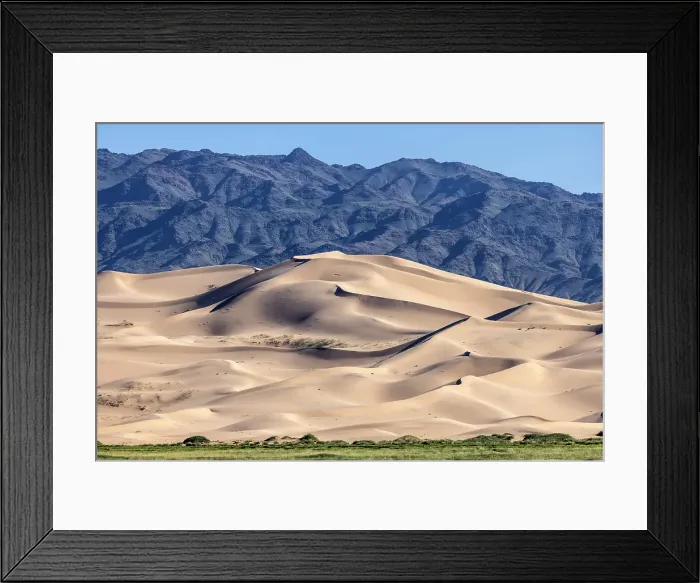 Framed Print : The Khongor Dunes, Gobi Desert, Mongolia, Asia