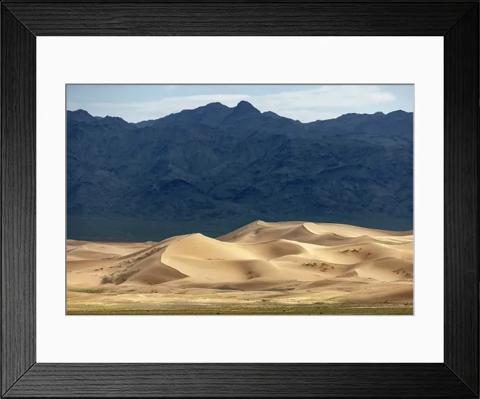 Framed Print : The Khongor Dunes, Gobi Desert, Mongolia, Asia