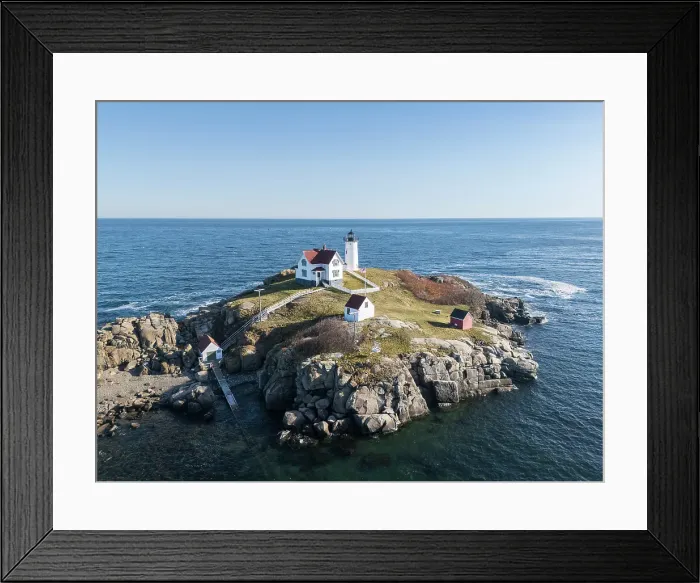 Framed Print : Cape Neddick Lighthouse, York, Maine, New England, USA Framed Print : Cape Neddick Lighthouse, York, Maine, New England, USA