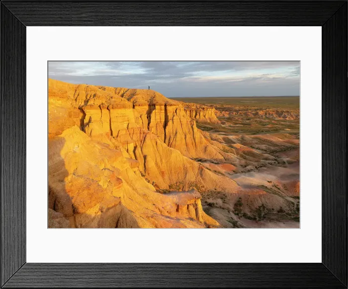 Framed Print : Tsagaan Suvarga Canyon, Gobi Region, Mongolia, Asia