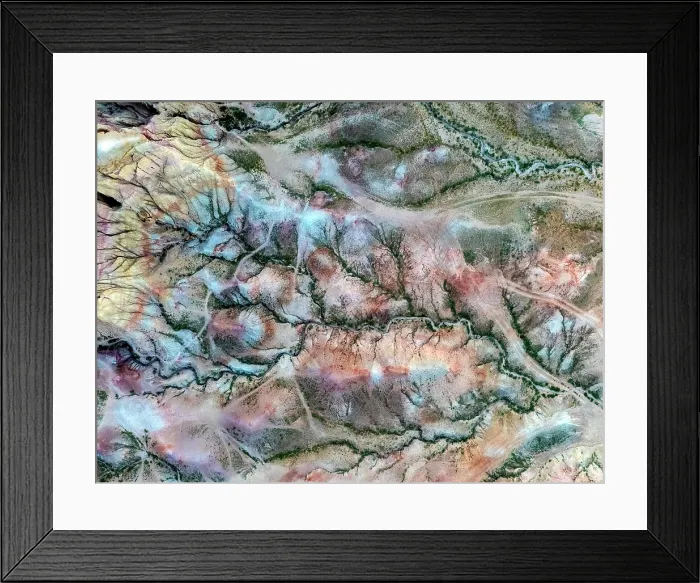 Framed Print : Aerial view of Tsagaan Suvarga Canyon, Gobi Region, Mongolia, Asia Framed Print : Aerial view of Tsagaan Suvarga Canyon, Gobi Region, Mongolia, Asia