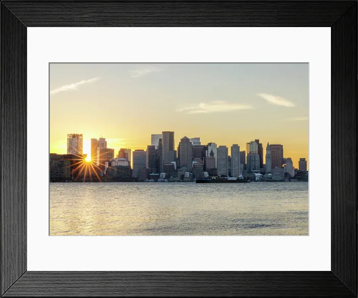 Framed Print : Boston skyline, Boston, Massachusetts, USA Framed Print : Boston skyline, Boston, Massachusetts, USA