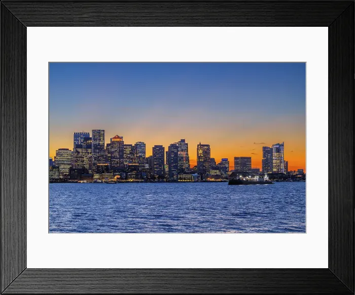 Framed Print : Boston skyline, Boston, Massachusetts, USA Framed Print : Boston skyline, Boston, Massachusetts, USA