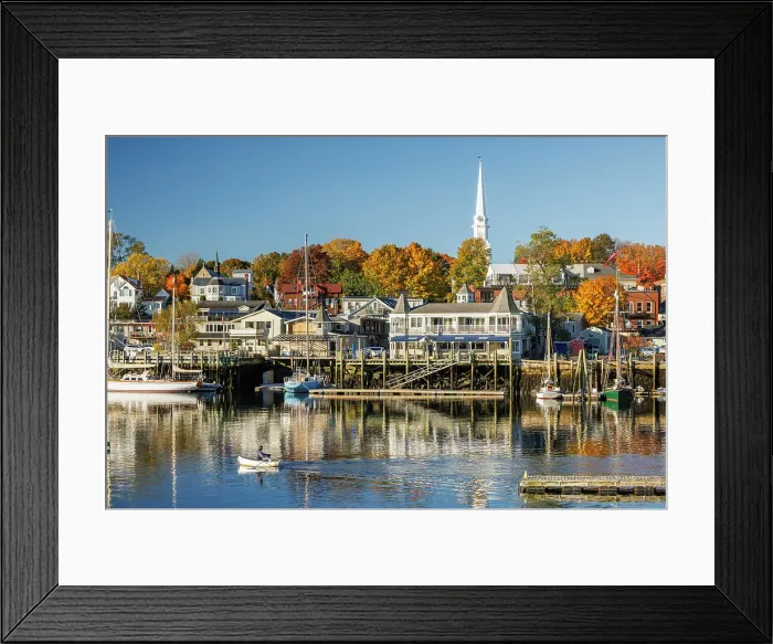 Framed Print : Boats at Camden Harbour, Camden, Maine, USA Framed Print : Boats at Camden Harbour, Camden, Maine, USA