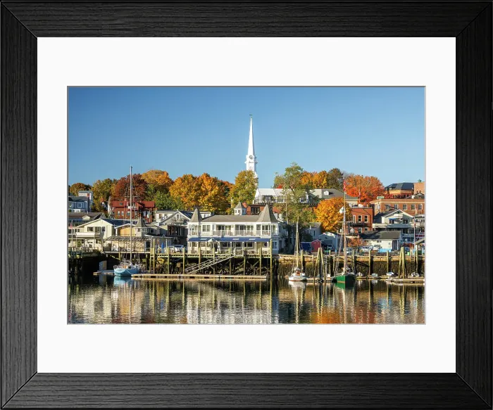 Framed Print : Boats at Camden Harbour, Camden, Maine, USA Framed Print : Boats at Camden Harbour, Camden, Maine, USA