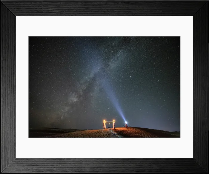 Framed Print : Milky Way in the night sky, Erg Chebbi dunes, Sahara Desert, near Merzouga, Morocco Framed Print : Milky Way in the night sky, Erg Chebbi dunes, Sahara Desert, near Merzouga, Morocco
