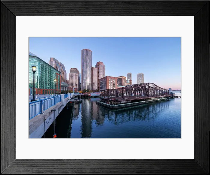 Framed Print : Boston skyline, Old Harbor, Boston, Massachusetts, USA Framed Print : Boston skyline, Old Harbor, Boston, Massachusetts, USA