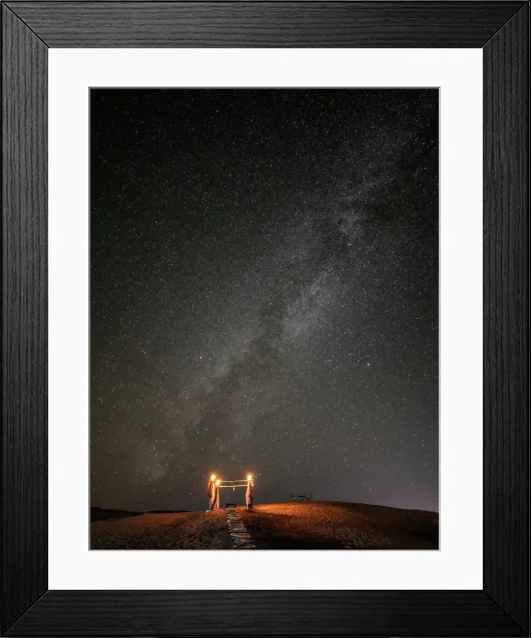 Framed Print : Milky Way in the night sky, Erg Chebbi dunes, Sahara Desert, near Merzouga, Morocco Framed Print : Milky Way in the night sky, Erg Chebbi dunes, Sahara Desert, near Merzouga, Morocco
