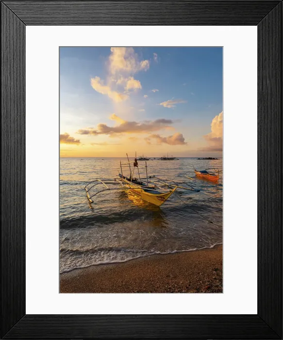 Framed Print : Bangka boats, Gigantes Islands, Iloilo Province, Western Visayas, Philippines Framed Print : Bangka boats, Gigantes Islands, Iloilo Province, Western Visayas, Philippines