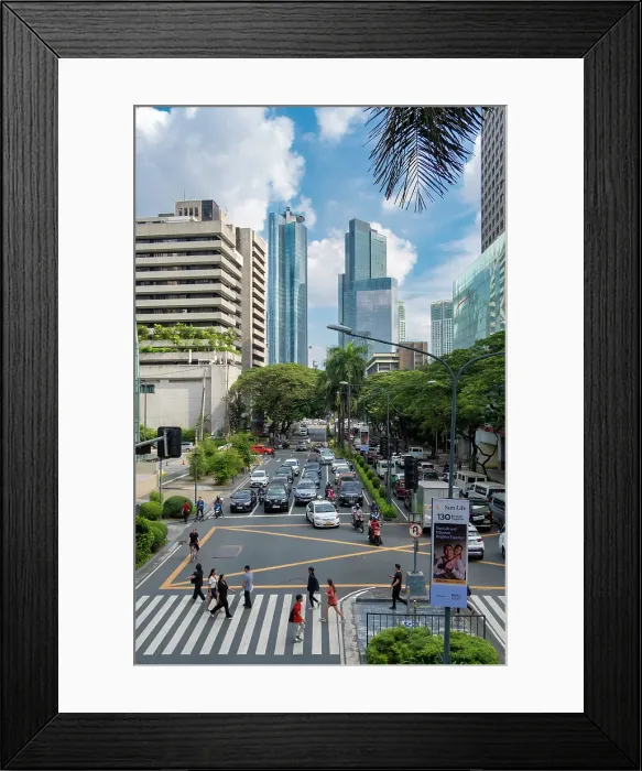 Framed Print : Makati, Manila, capital of The Philippines Framed Print : Makati, Manila, capital of The Philippines