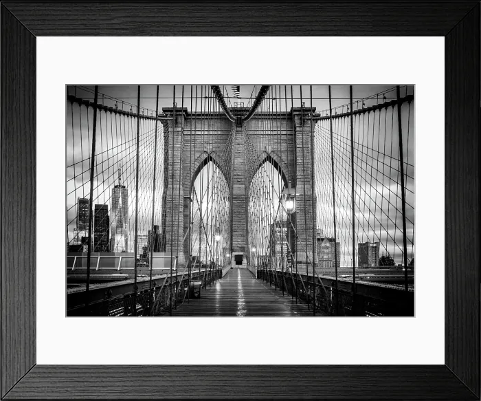Framed Print : Brooklyn Bridge, Brooklyn, New York City, New York, USA Framed Print : Brooklyn Bridge, Brooklyn, New York City, New York, USA
