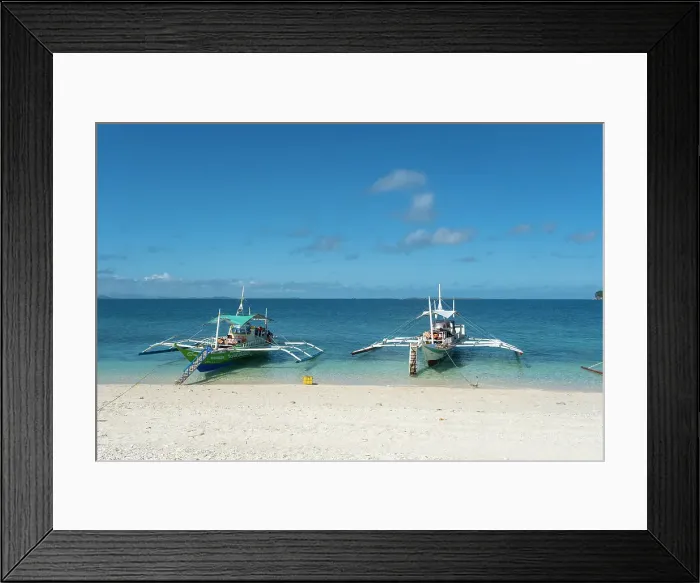 Framed Print : Bangka boats, Gigantes Islands, Iloilo Province, Western Visayas, Philippines Framed Print : Bangka boats, Gigantes Islands, Iloilo Province, Western Visayas, Philippines