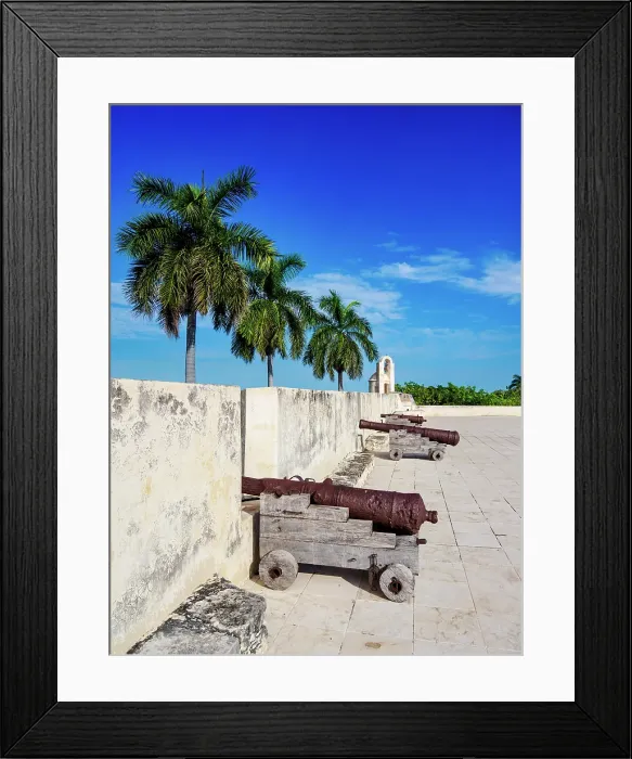 Framed Print : San Carlos Bastion housing the City Museum, Defensive Wall of the Old Town, Campeche City, Campeche State, Mexico Framed Print : San Carlos Bastion housing the City Museum, Defensive Wall of the Old Town, Campeche City, Campeche State, Mexico